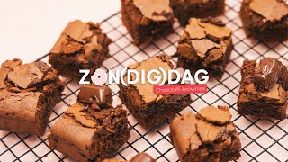 ZONDIGDAG Chokotoffbrownies [upl. by Nidroj]