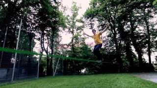 ★ Slackline trick Buddha Bounce by SlacklineTools ★ [upl. by Honebein]