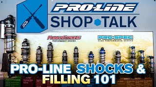 ProLine SHOP TALK Ep 17  ProLine Shock Line Up amp Filling 101 [upl. by Immaj]