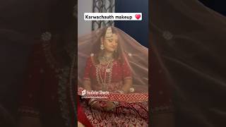 Karwachauth makeup ♥️ytytshorts viralshorts karwachauth makeup makeuptutorial bride wedding [upl. by Aitnahc191]