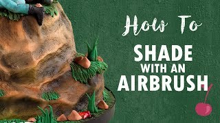 How To Shade a Cake with an Airbrush  Cherry Basics [upl. by Styles248]