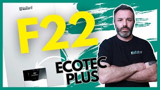 Errore F22 ecoTEC Plus Vaillant come risolverlo [upl. by Neesay333]