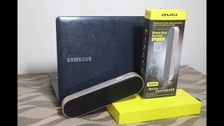 Awei Y220 Wireless Metal Speaker bangla review amp unboxing [upl. by Hakim19]