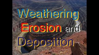 Weathering Erosion Deposition  Exogenic Process  Earth Science [upl. by Avihs467]