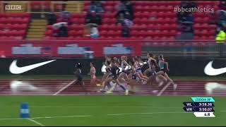 Gateshead Diamond League 1500m Women’s Race Laura Muir Gold [upl. by Jared]