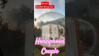 Bali Beach bubble room for Honeymoon couples beach bubble honeymoon couple bali vlog [upl. by Gnouv912]