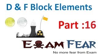 Chemistry D amp F Block Elements part 16 Ionization Enthalpy CBSE class 12 XII [upl. by Llaccm]