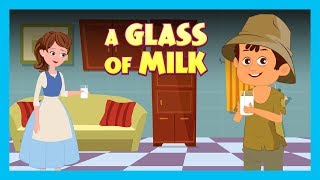 A GLASS OF MILK  ENGLISH ANIMATED STORIES FOR KIDS  TRADITIONAL STORY  TSERIES [upl. by Conte]