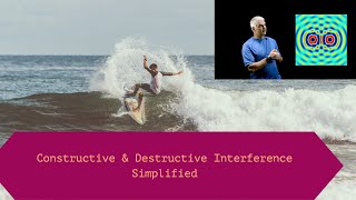 Constructive amp Destructive Waves Explained Simply [upl. by Aramac418]