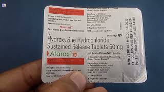 Atarax SR Tablet  Atarax SR 50 Tablet  Hydroxyzine Hydrochloride Tablet  Atarax SR 50mg Tablet [upl. by Desirae]