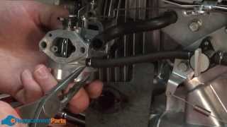 How to Replace the Carburetor on a TroyBilt TB130 Lawn Mower Part  16100Z0L853 [upl. by Nomrah]