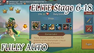 Lords Mobile Elite 618  STAGE 618 Fully Auto 4K 60fps [upl. by Ilrak]