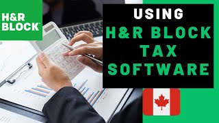 How to file your taxes using HampR Block  Canada Taxes [upl. by Portwin]