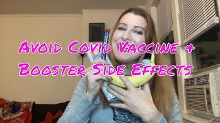 How to avoid the Covid booster vaccine side effects Modernas Version [upl. by Anhavas467]