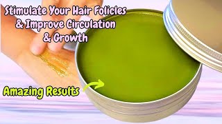 Herbal HAIR BUTTER With Moringa Avocado Horsetail amp Cloves For Hair Growth Dandruff amp Scalp Health [upl. by Anoid17]