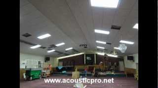 Drop Ceilings Orlando Florida  Church  Suspended  Acoustical [upl. by Lilian]