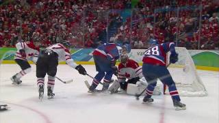 Canada 32 Slovakia  Mens Ice Hockey SemiFinal  Vancouver 2010 Winter Olympics [upl. by Anaitit120]