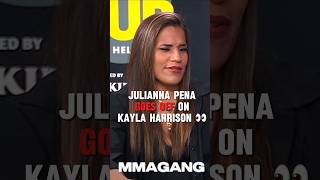 Julianna Peña GOES OFF ❌on Kayla Harrison 😳 shorts ufc ufcfighter juliannapena viral [upl. by Samid]