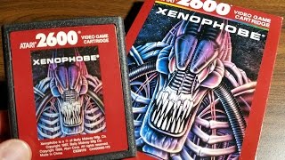 Classic Game Room  XENOPHOBE review for Atari 2600 [upl. by Calva]