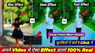 slow motion video kaise banaye vn app se  slow and fast motion video editing  vn video editor [upl. by Arleyne209]