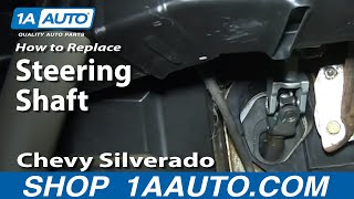 How to Replace Intermediate Steering Shaft 9906 Chevy Silverado [upl. by Haman]