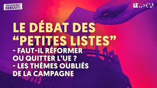 LE DÉBAT QUE VOUS NE VERREZ PAS SUR BFMTV  LES quotPETITES LISTESquot ONT LEUR MOT À DIRE  EUROPÉENNES [upl. by Goodyear109]