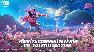 CUMHURİYETİMİZ’İN 101 YILI KUTLU OLSUN 🇹🇷🛰️ I PUBG MOBILE [upl. by Arsuy877]