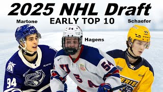 2025 NHL Draft Pre Season Top 10 [upl. by Dino477]