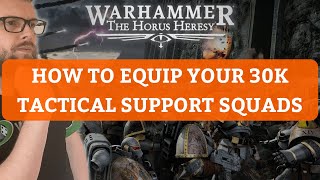 How to Equip Tactical Support Squads in Horus Heresy [upl. by Atnuahsal]