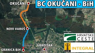 Izgradnja projekta brza cesta OKUČANI  GRANICA BIH Gradiška [upl. by Shanna]