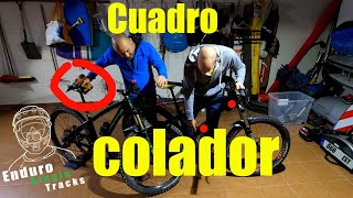 Hacemos un colador con nuestro cuadro 😅 Cómo guiar internamente los cables de tu bici [upl. by Sandler624]