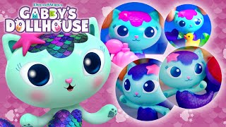 Gabby amp MerCats Magical Mermaid Marathon  GABBYS DOLLHOUSE TOY PLAY ADVENTURES [upl. by Richer]