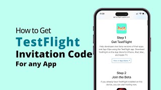 TestFlight Invitation Code  How to Get TestFlight Invitation Code [upl. by Adelaja]