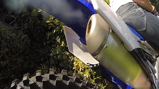 2016 Yamaha YZ250F Exhaust Sound Startup and Revving [upl. by Aivatnuahs687]