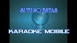 Si tu no estas aqui Rosana Karaoke KARAOKE2COM [upl. by Adnuahsal]