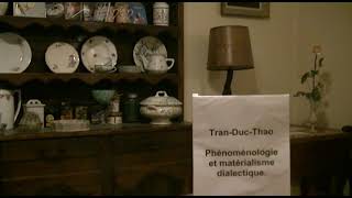 TranDucThao Phénoménologie et matérialisme dialectique [upl. by Adaven]