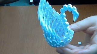 How to make 3d quilling swan part1 [upl. by Hendricks]