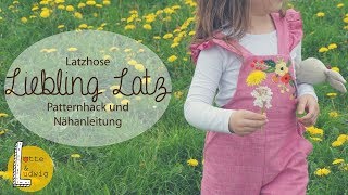 Pattern Hack Latzhose Liebling Latz [upl. by Ardnikat]