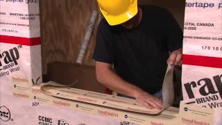 How to Install House Wrap amp Window Flashing [upl. by Ahsimin312]