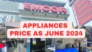 UPDATE PRICE AS OF APPLIANCES AS OF JUNE 2024 BY EMCOR [upl. by Alletneuq]