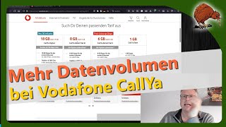 Vodafone Prepaid mehr Datenvolumen für CallYa [upl. by Rapsac195]