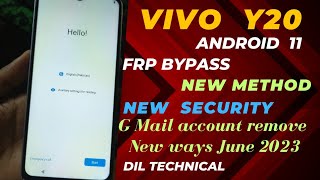 Vivo Y20 Frp bypass Android 11 New method 2023 [upl. by Genisia722]