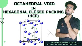 Octahedral Void in Hexagonal Closed Packing HCP  SB Sir  IIT BHU Alumini  Ex FIITJEE Faculty [upl. by Inerney]