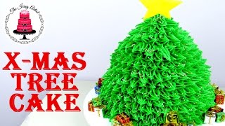 Christmas Tree Cake  How To With The Icing Artist [upl. by Rramal]