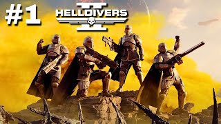 HELLDIVERS 2  Let’s Play Part 1 Welcome to the Helldivers [upl. by Lindi]