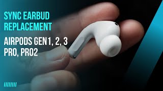 How To Pair and Sync a Replacement LEFT or RIGHT Side Earbud on Apple AirPods PRO [upl. by Tnarg]