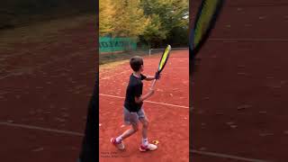 🤔😁🏆💪 Niklas Kochta tries Tennis and Baseball tenniskids tennispro tennisvideo [upl. by Neumeyer356]