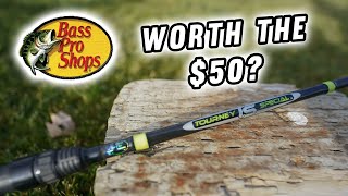 Bass Pro Shops Tourney Special Review Is It A Good Fishing Rod [upl. by Hgielhsa]