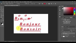 Comment écrire du texte dans Photoshop [upl. by Noemis]