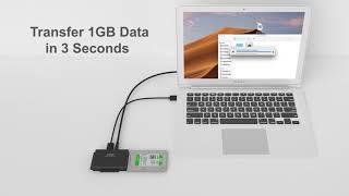 How to use IDESATA Adapter By Alxum IDESATA Hard Drive Adapter [upl. by Margarete]